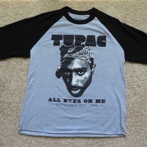 Unisex Tupac All Eyez On Me Baseball Tee